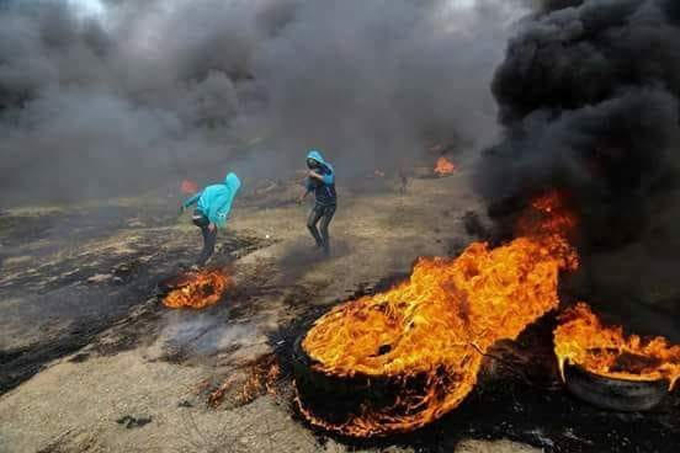 شهيد و81 إصابة برصاص الاحتلال في غزة في جمعة الكاوشوك